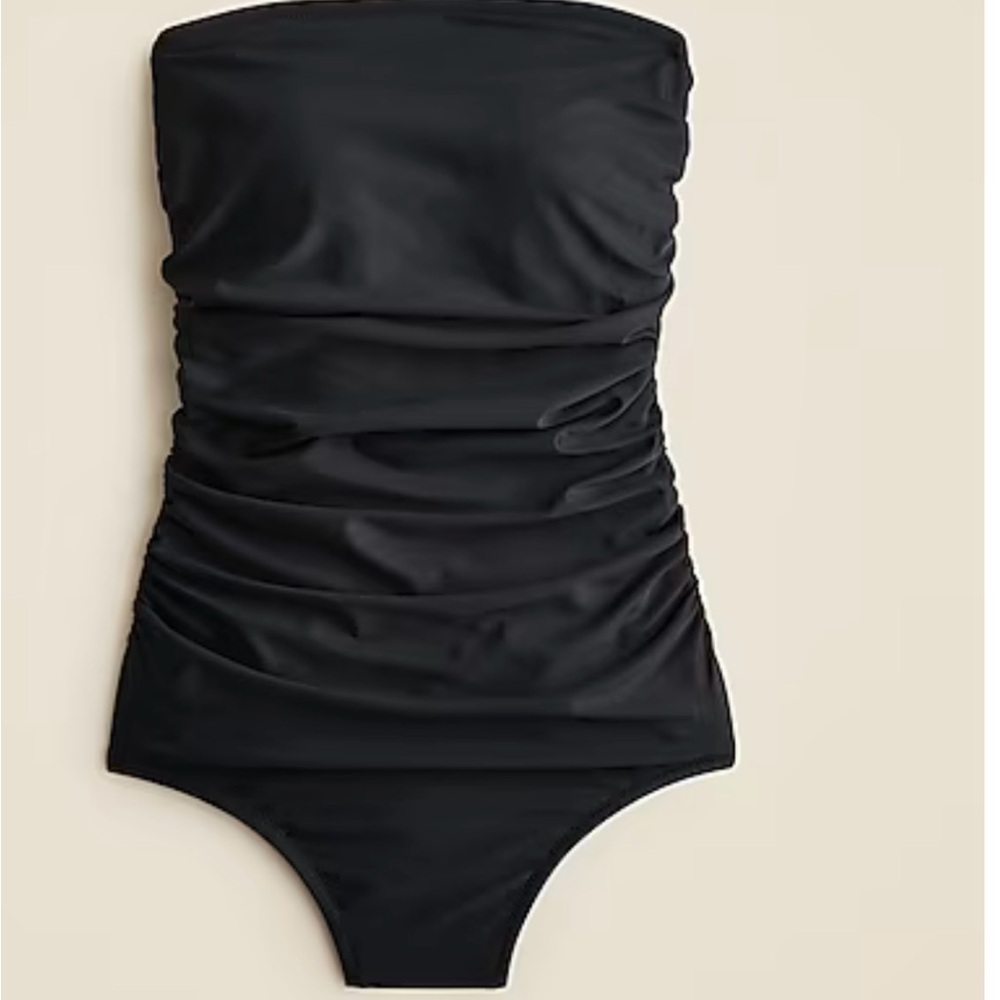 J. Crew Black One Piece Swimsuit